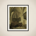 Vestry of the Church of St Stephen in Nijmegen framed