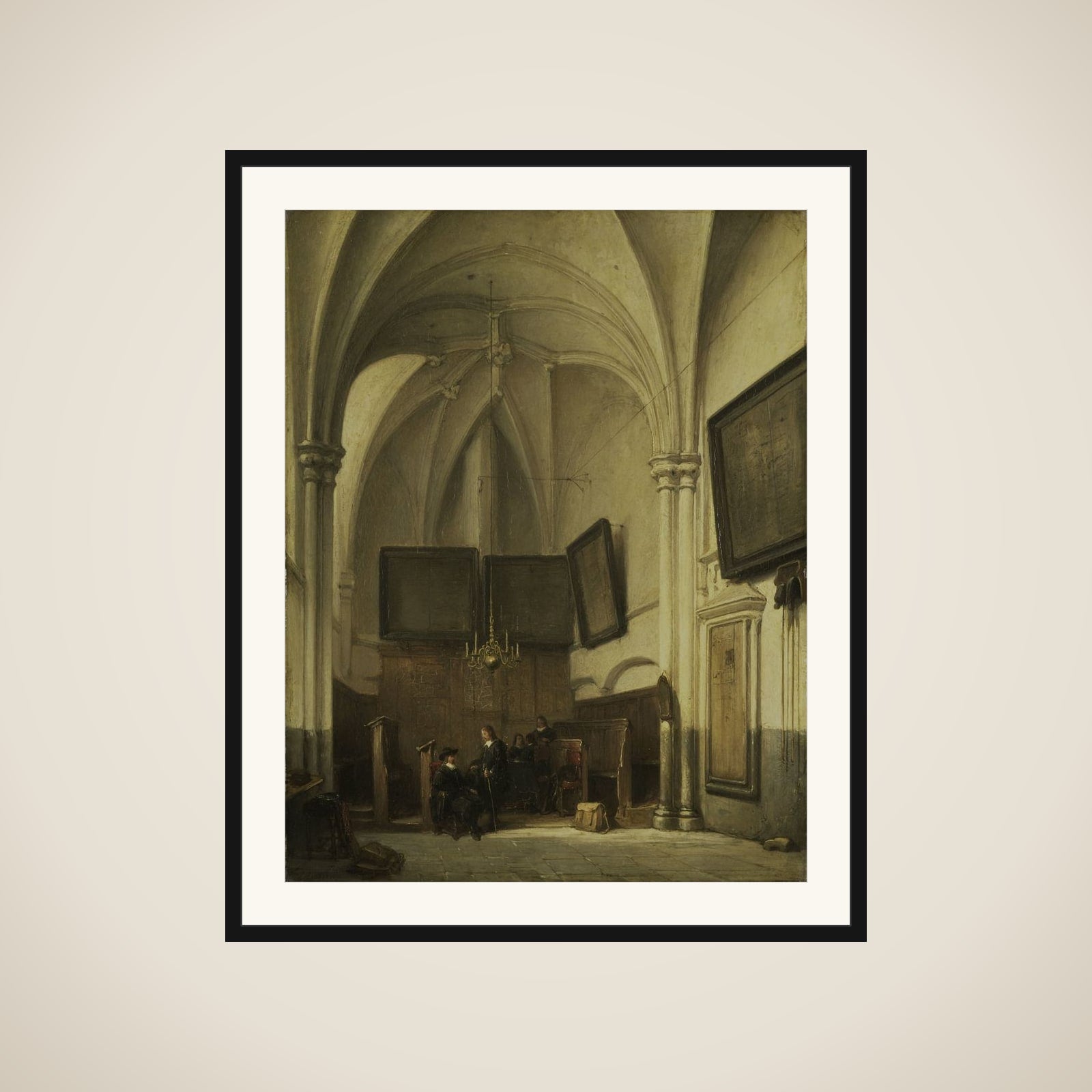 Vestry of the Church of St Stephen in Nijmegen framed