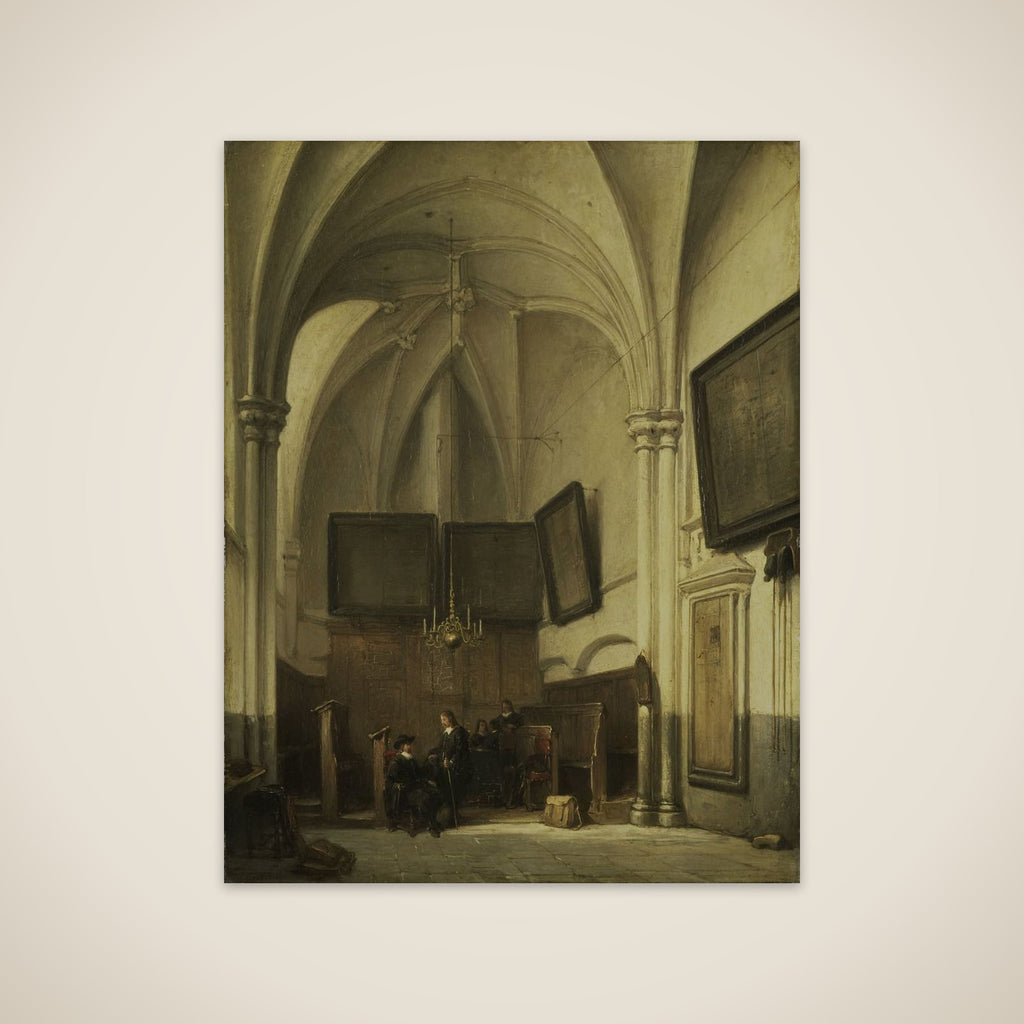 Vestry of the Church of St Stephen in Nijmegen unframed print