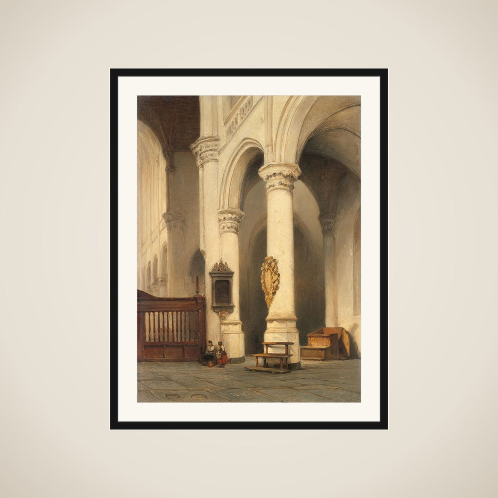 Church Interior framed