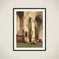 Church Interior framed