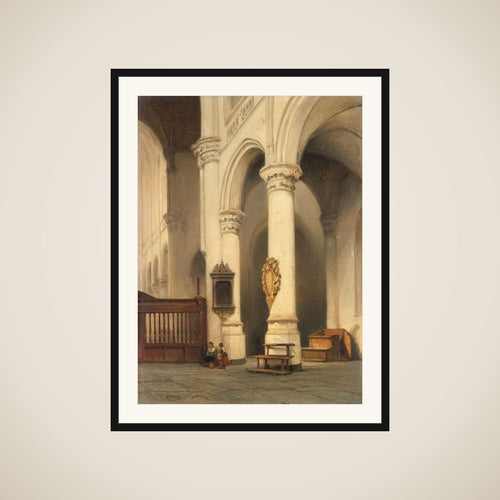 Church Interior framed