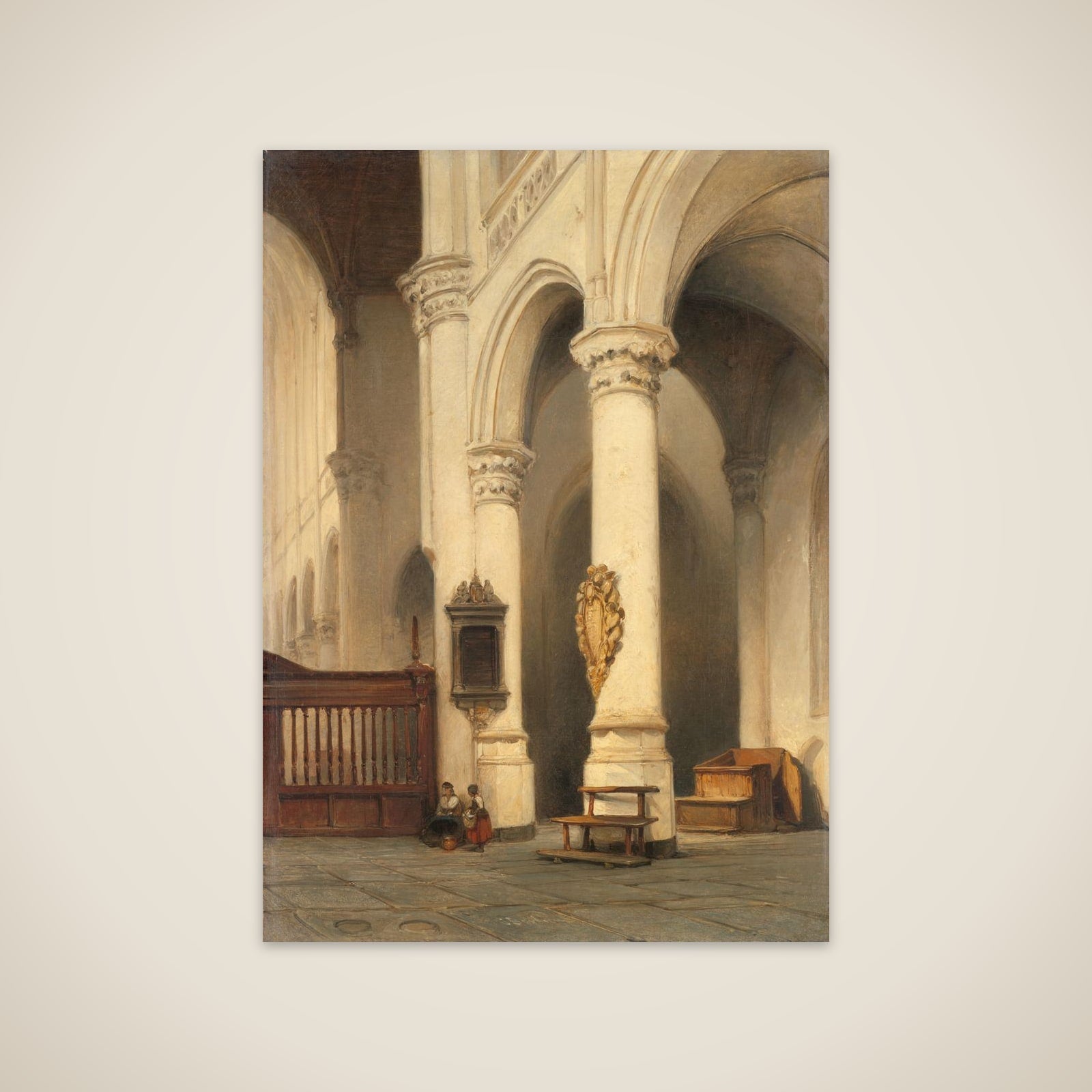Church Interior unframed print