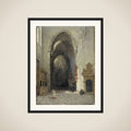 Interior of the Dom in Trier framed