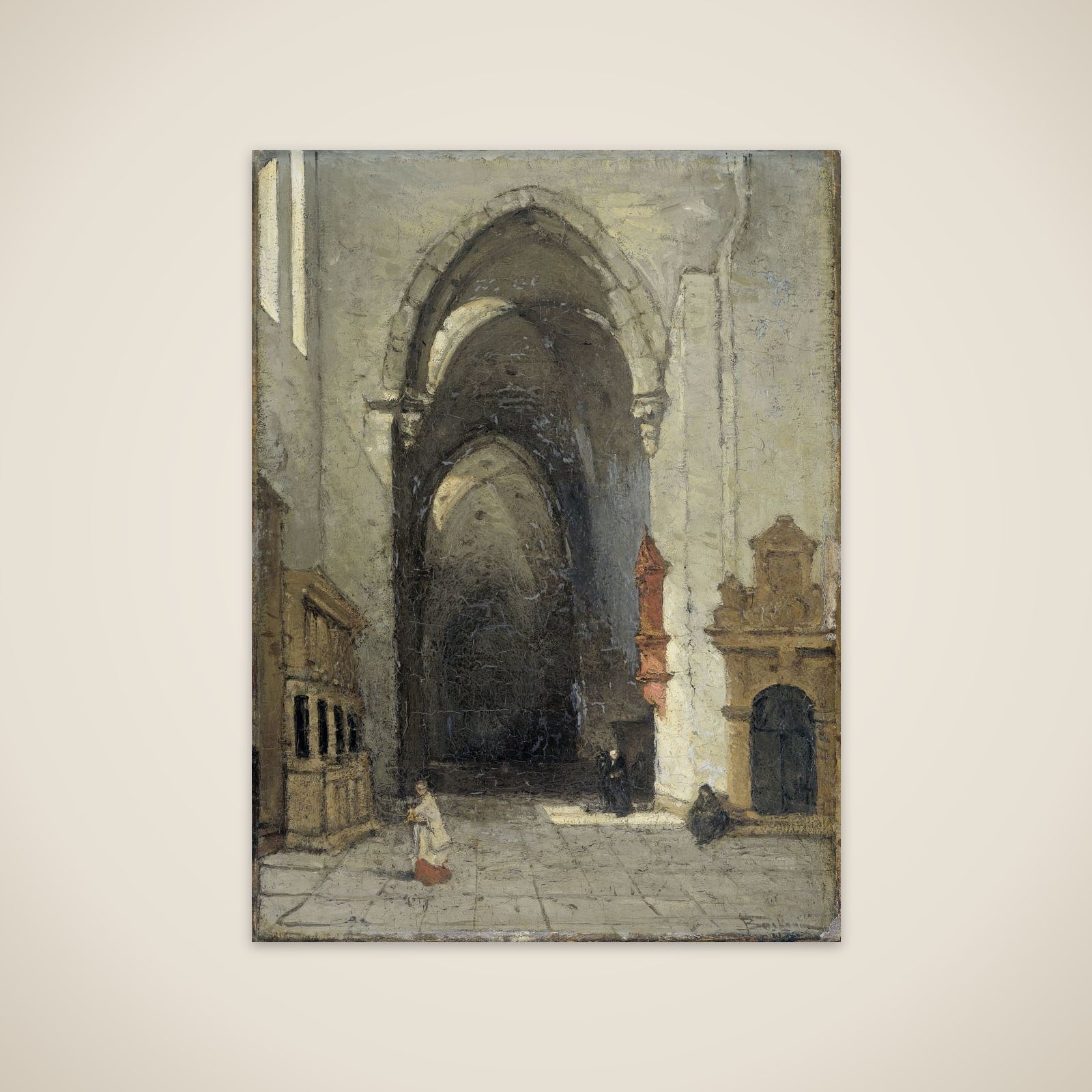 Interior of the Dom in Trier unframed print