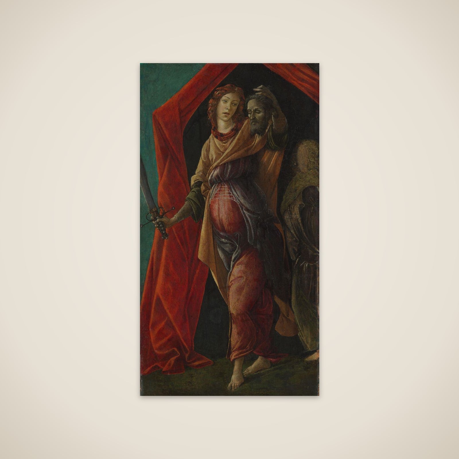Judith with the Head of Holofernes unframed print