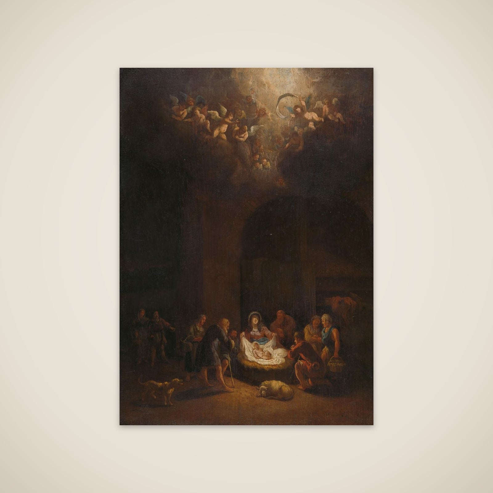 The Adoration of the Shepherds unframed print