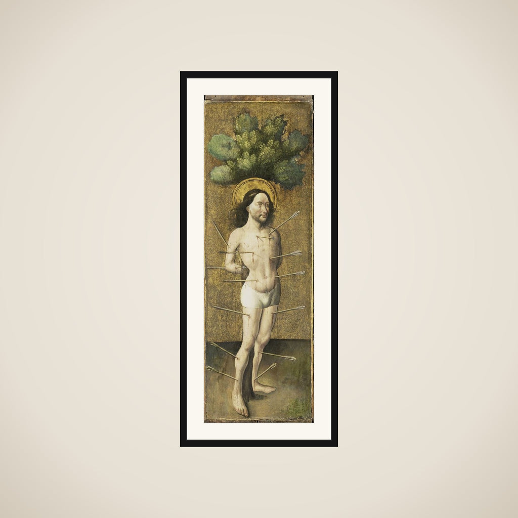 Saint Sebastian framed
