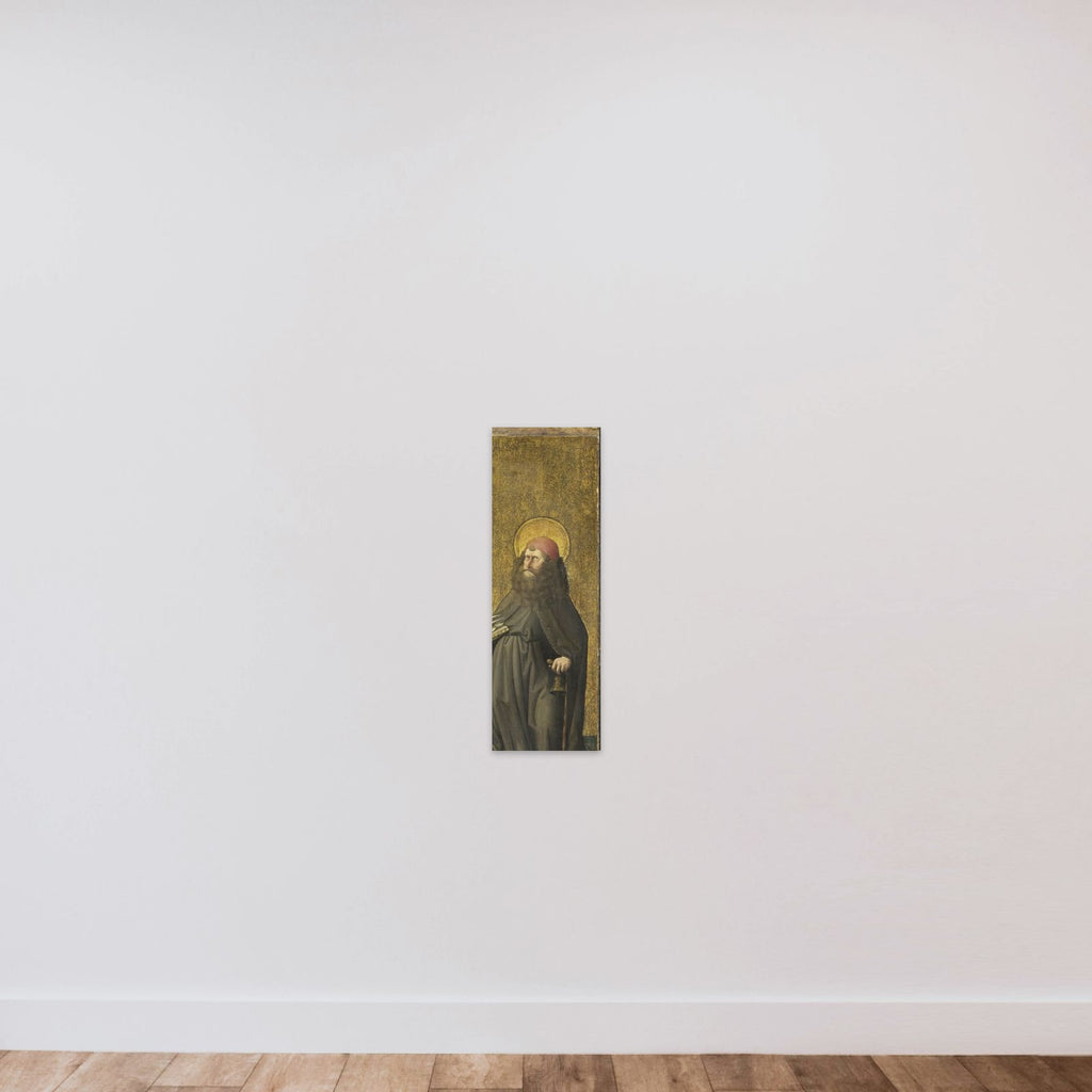 Saint Antony Abbot unframed — shown to scale