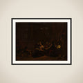 Scuffle during a Banquet of Priests and Monks in a Temple of Jupiter framed