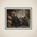 The Haarlem Printer Abraham Casteleyn and his Wife Margarieta van Bancken framed