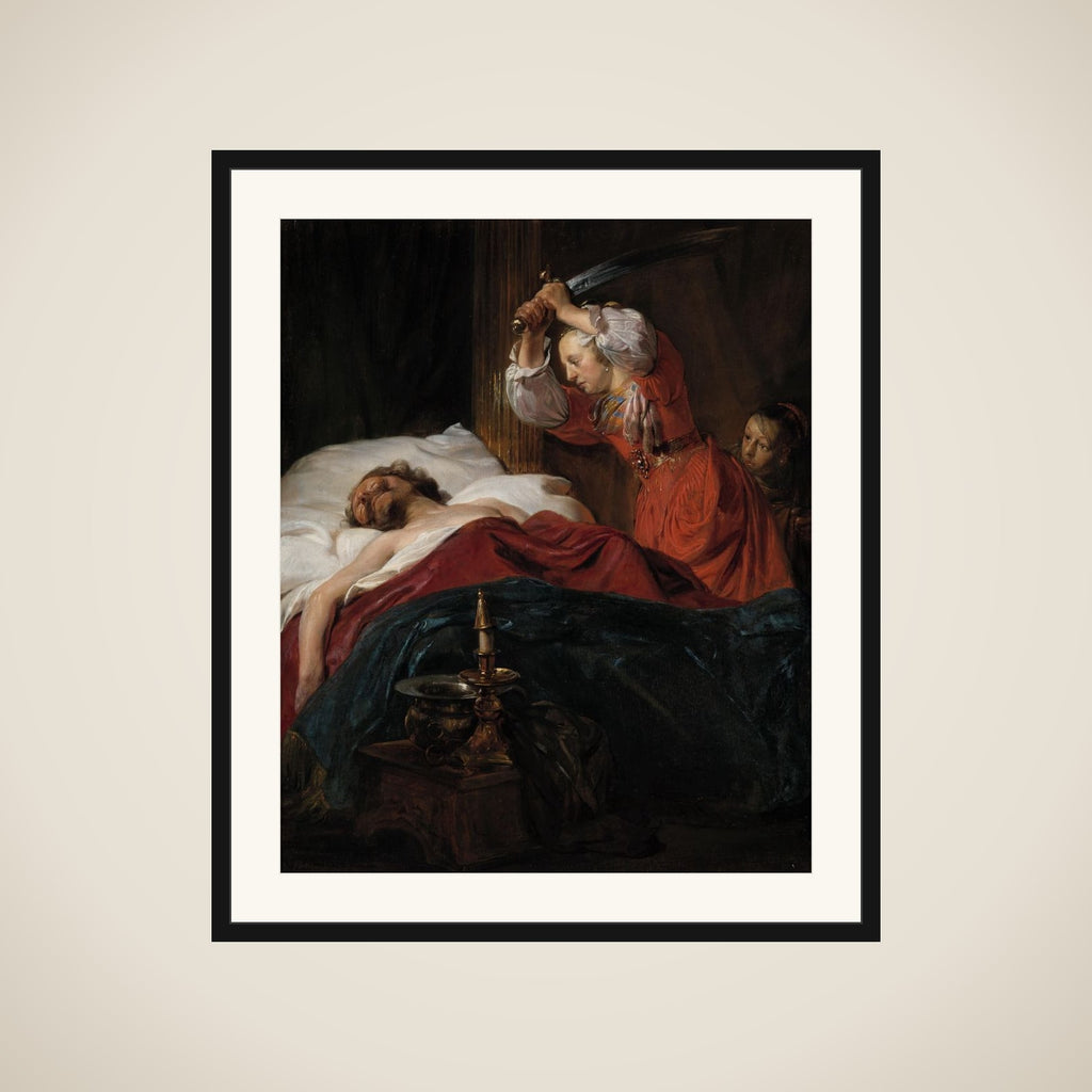 Judith and Holofernes framed