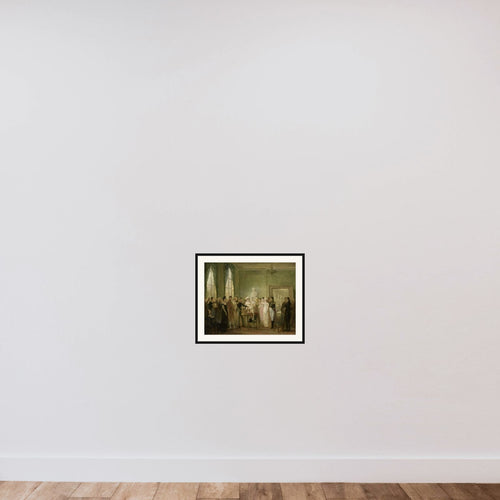 An Unidentified Historical Subject framed — shown to scale