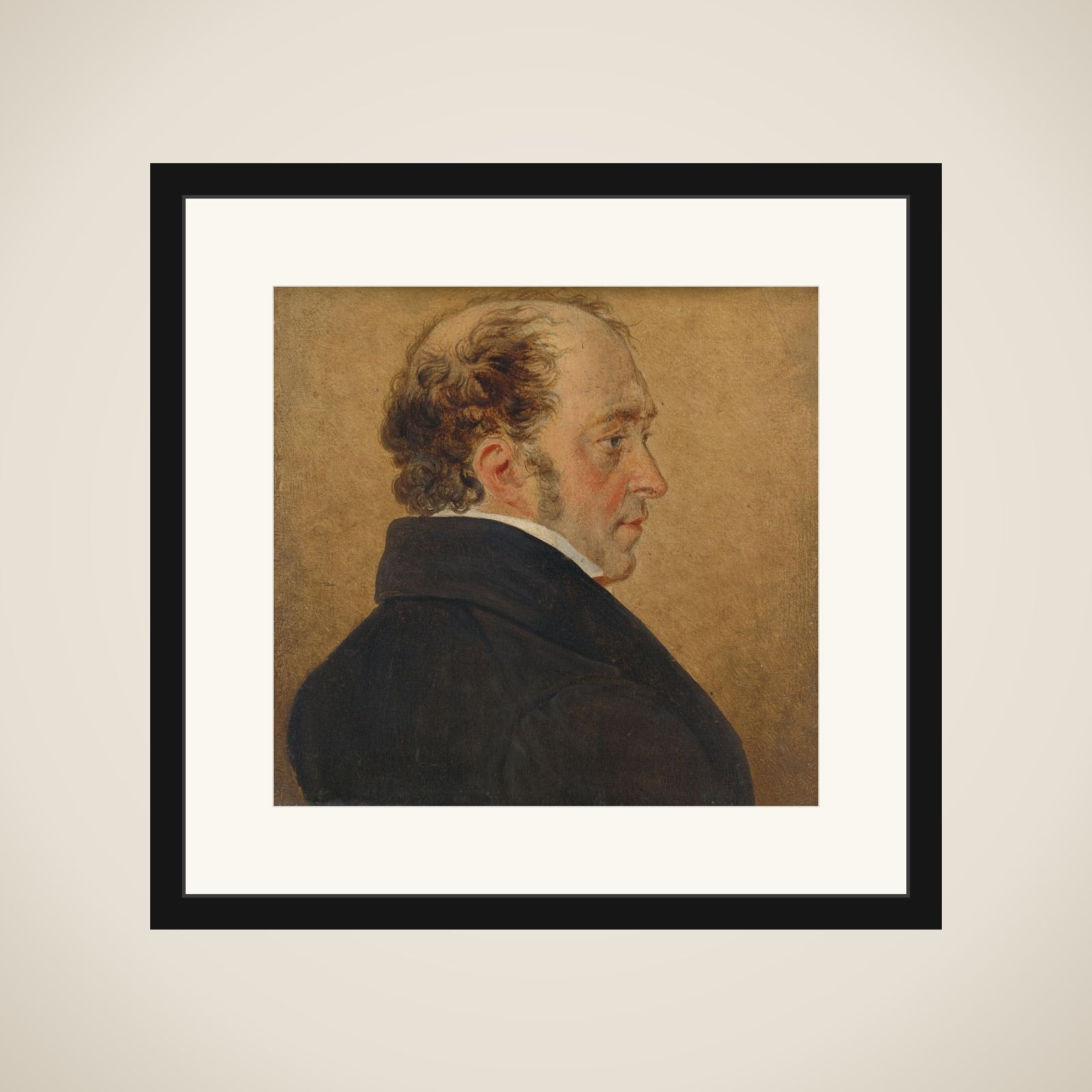 Self-Portrait framed