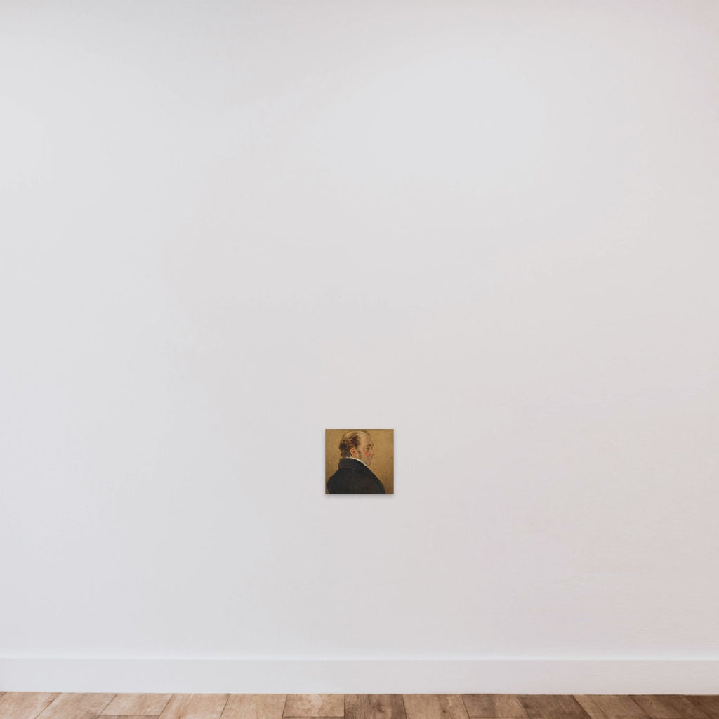 Self-Portrait unframed — shown to scale