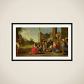 The Adoration of the Magi framed