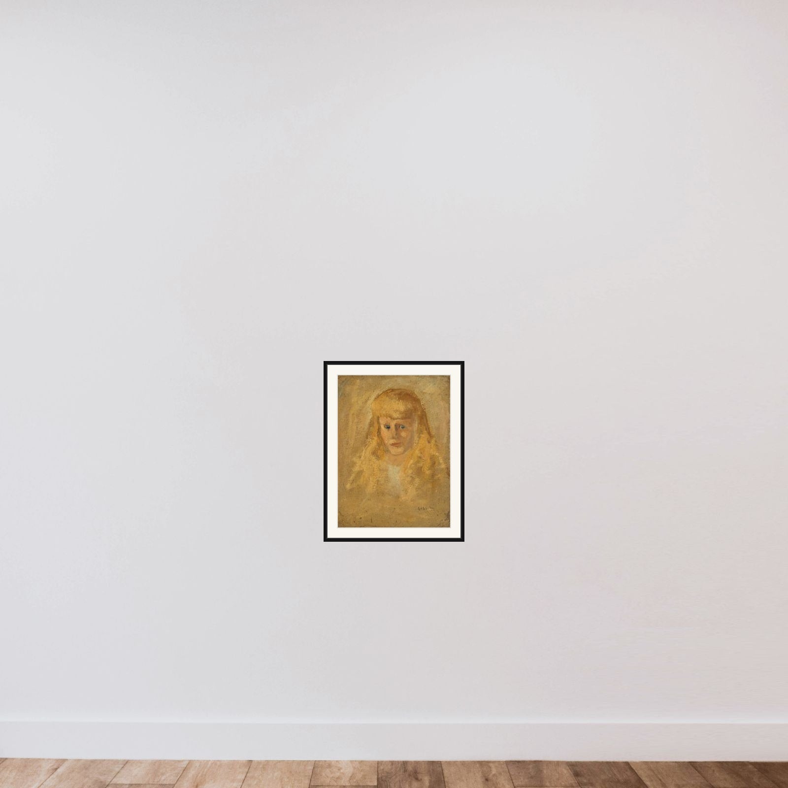 Marie Anne Henriette Breitner (geb.1882-06-14), the Painter's Half-sister framed — shown to scale