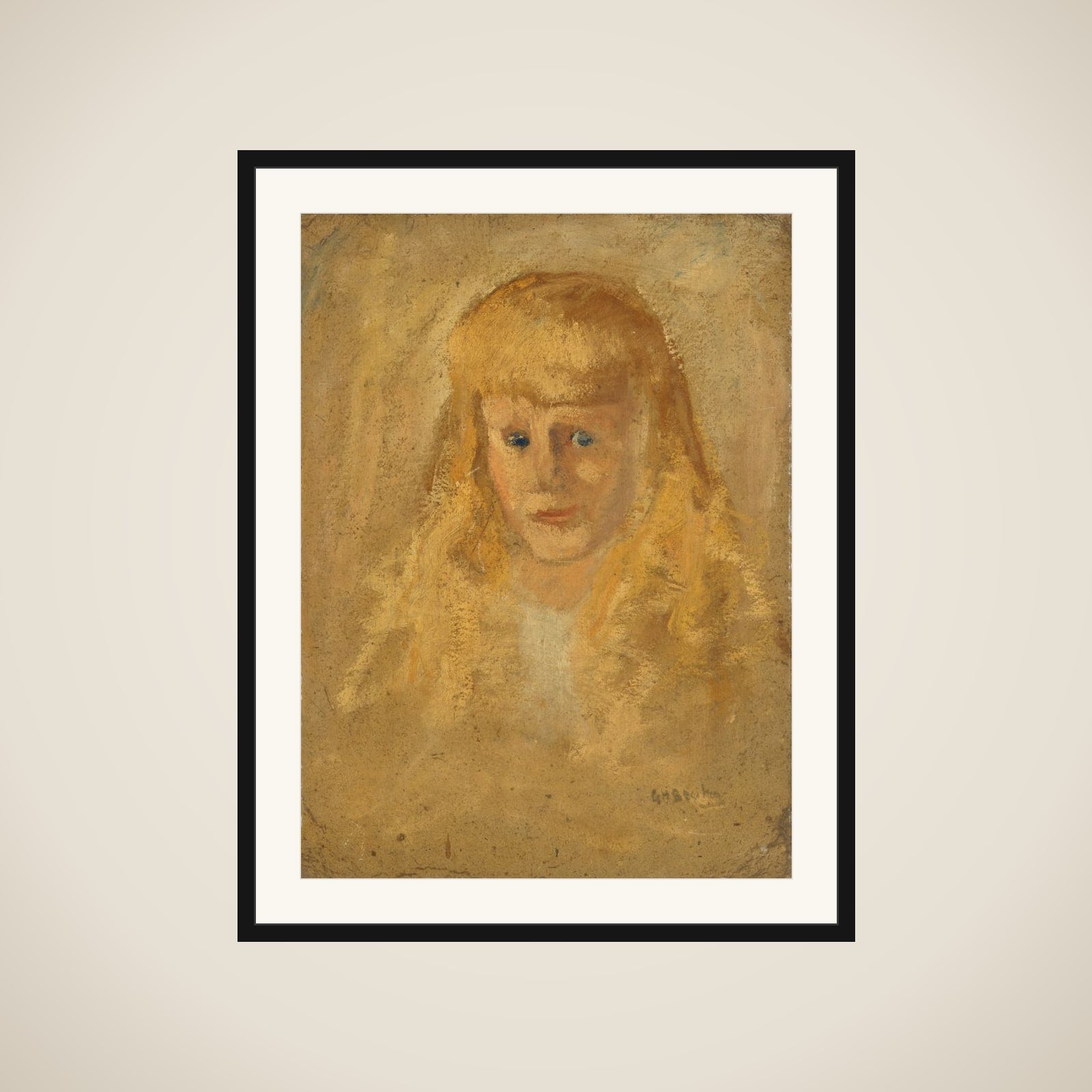 Marie Anne Henriette Breitner (geb.1882-06-14), the Painter's Half-sister framed