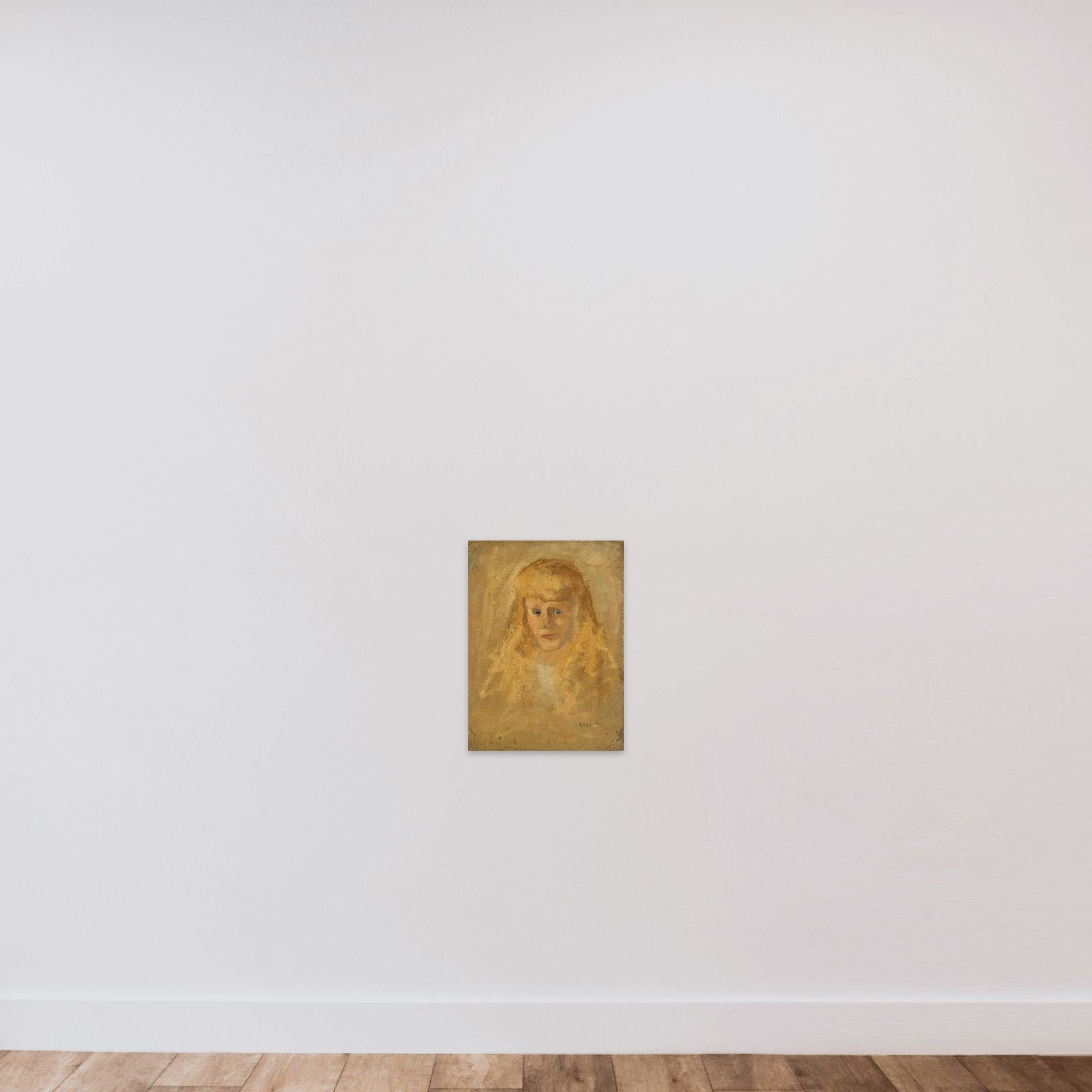 Marie Anne Henriette Breitner (geb.1882-06-14), the Painter's Half-sister unframed — shown to scale