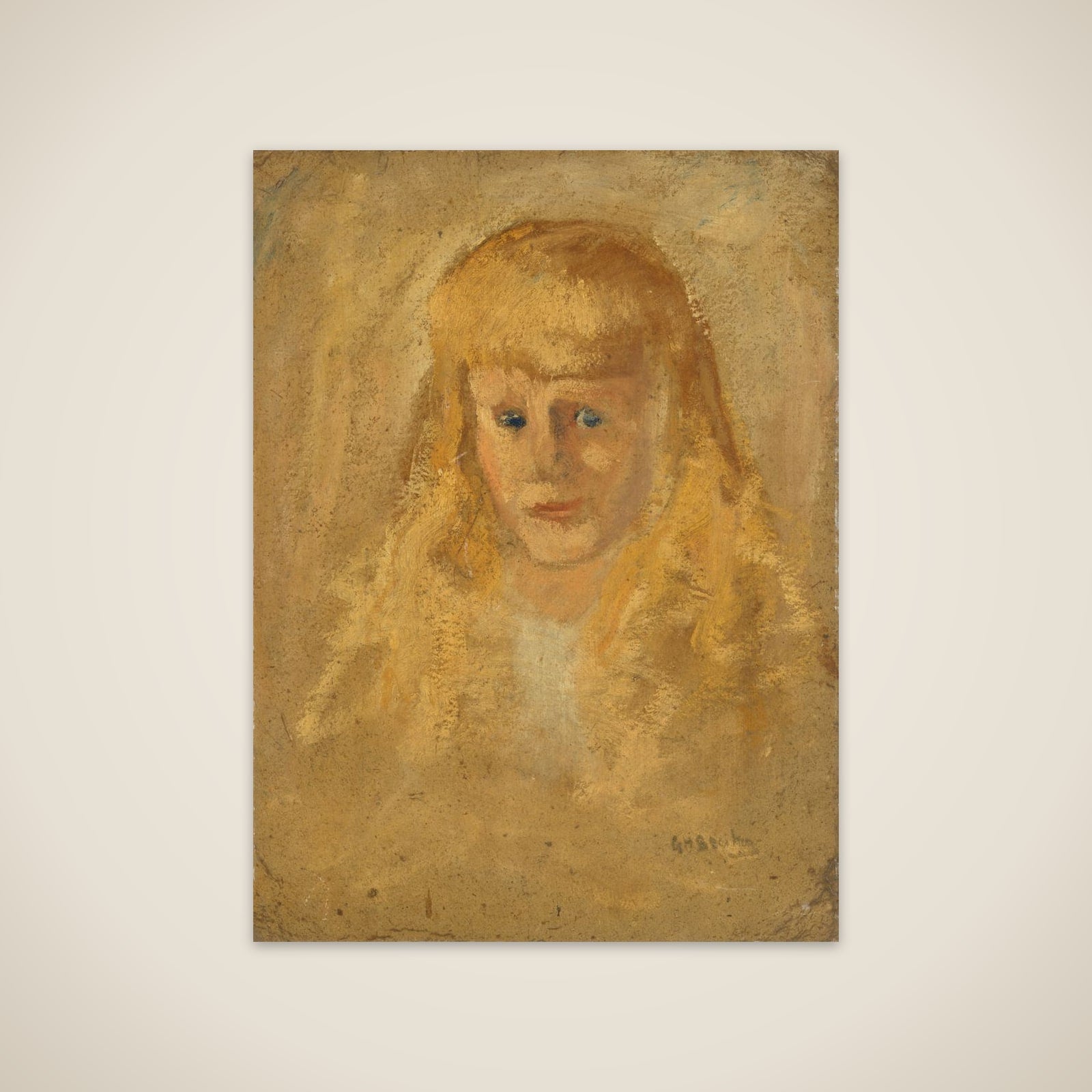 Marie Anne Henriette Breitner (geb.1882-06-14), the Painter's Half-sister unframed print