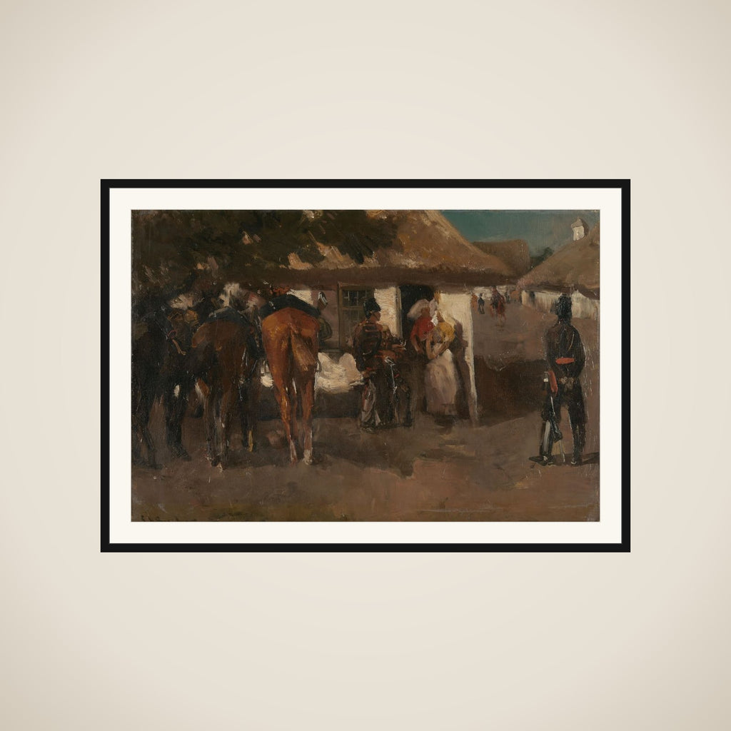 Billeting the Troops framed