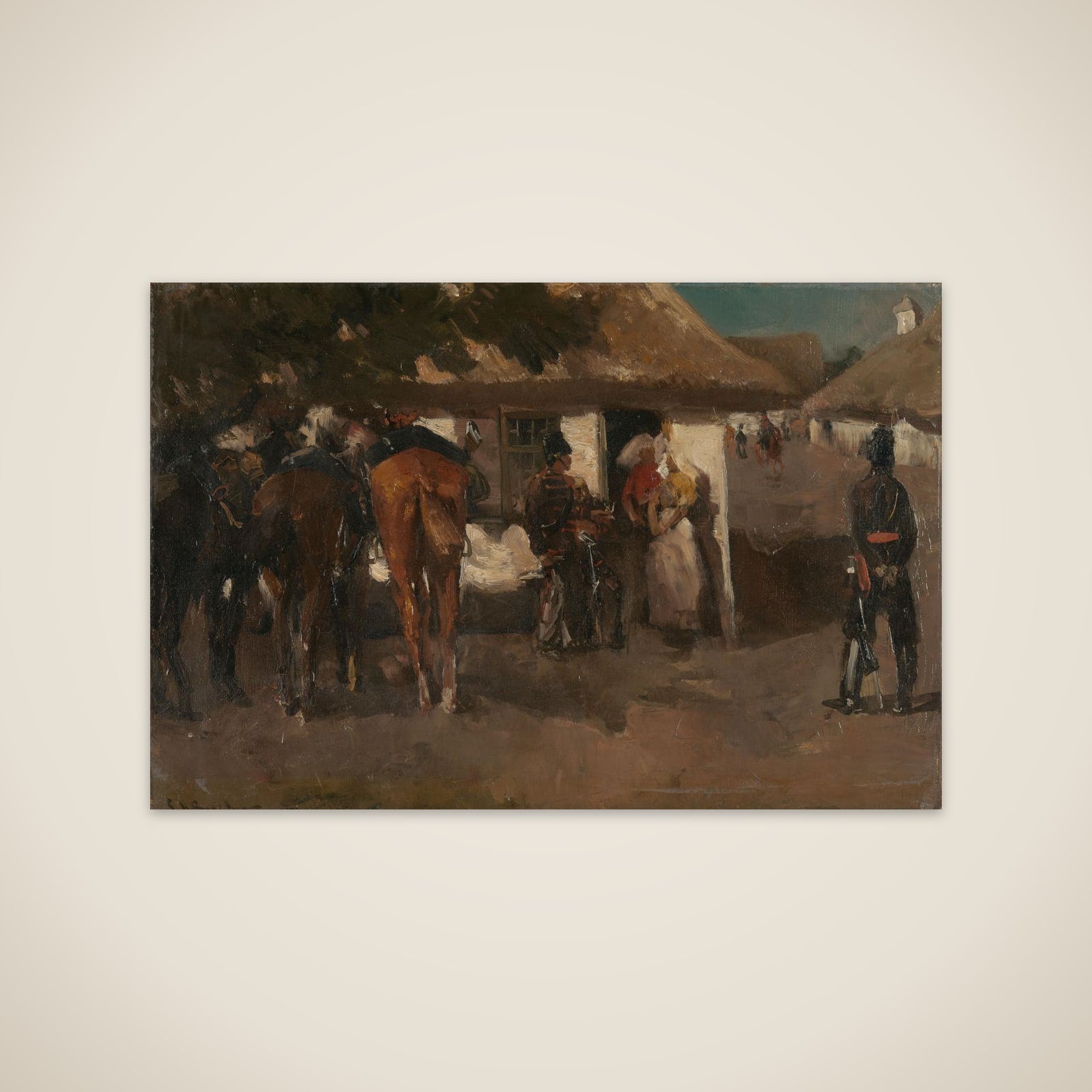 Billeting the Troops unframed print
