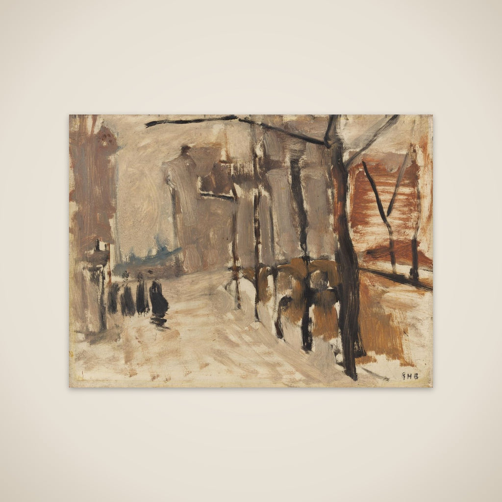 View in the Hague (?) unframed print