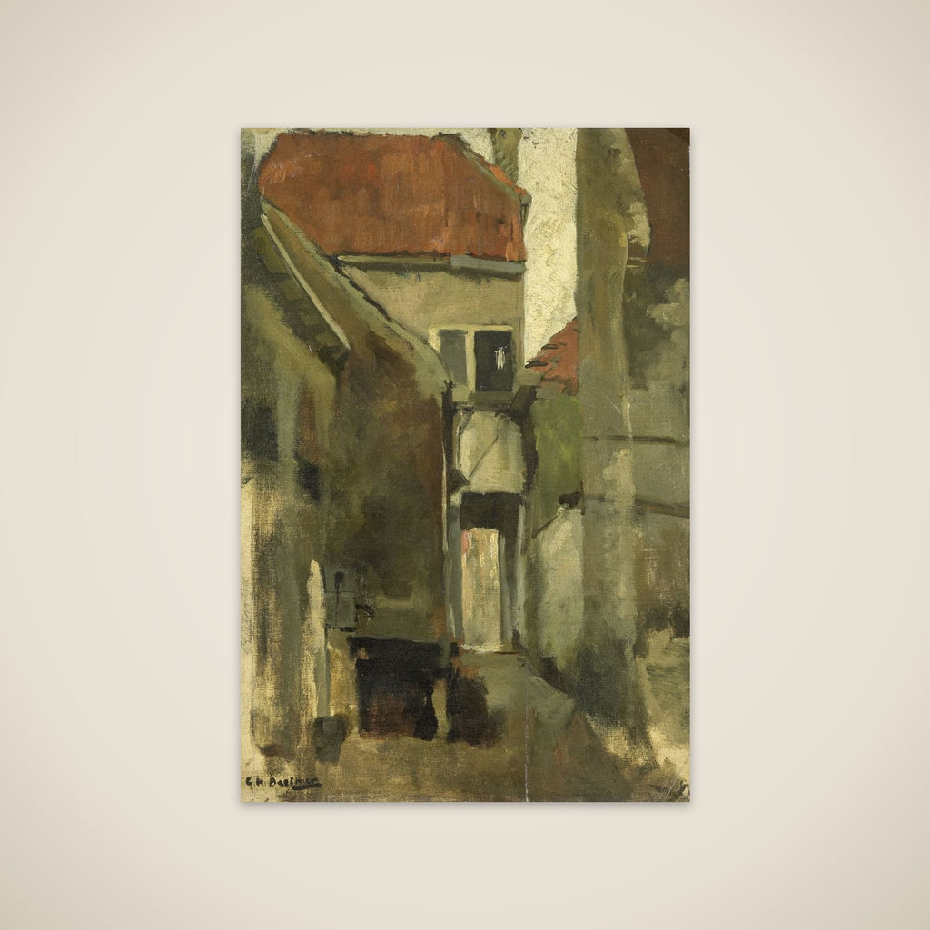 Neighborhood Street in Rijswijk near The Hague unframed print