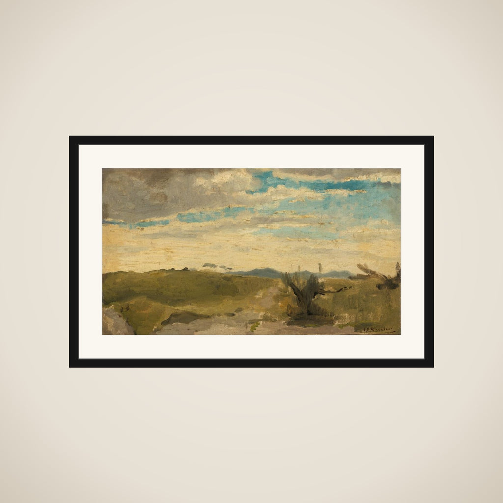 View in the Dunes near Dekkersduin, The Hague framed