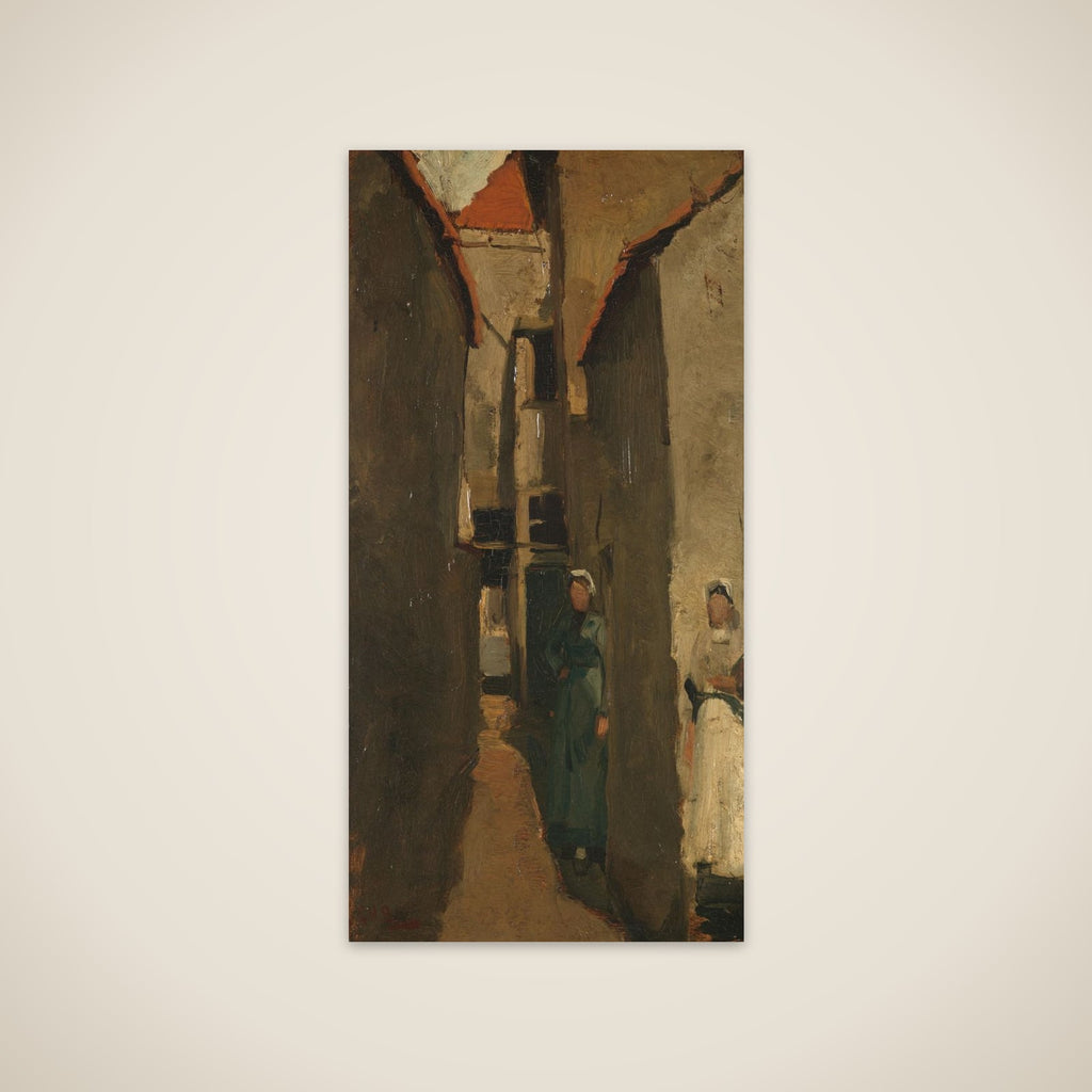 Neighborhood Street in The Hague or Scheveningen unframed print
