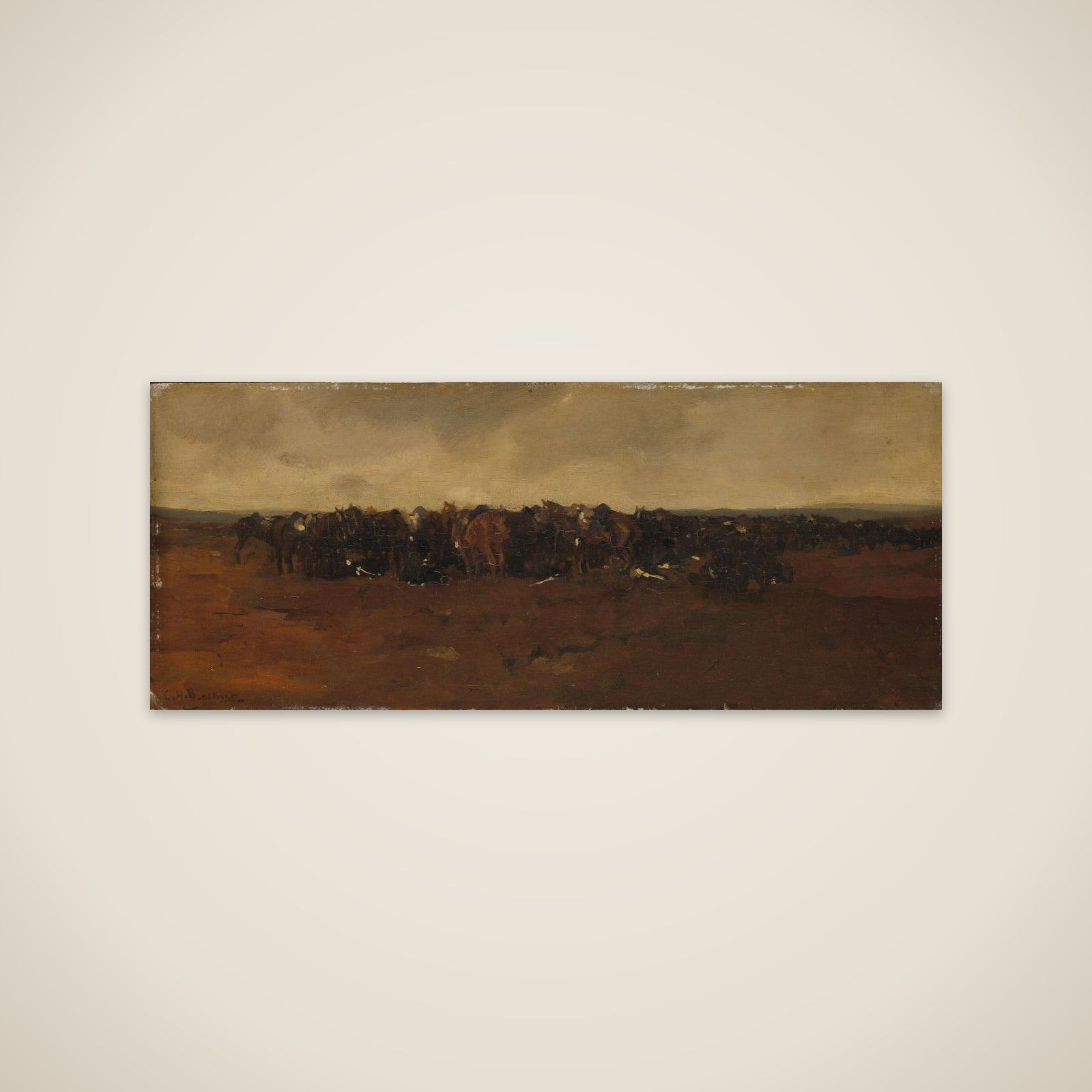 Cavalry at Repose unframed print