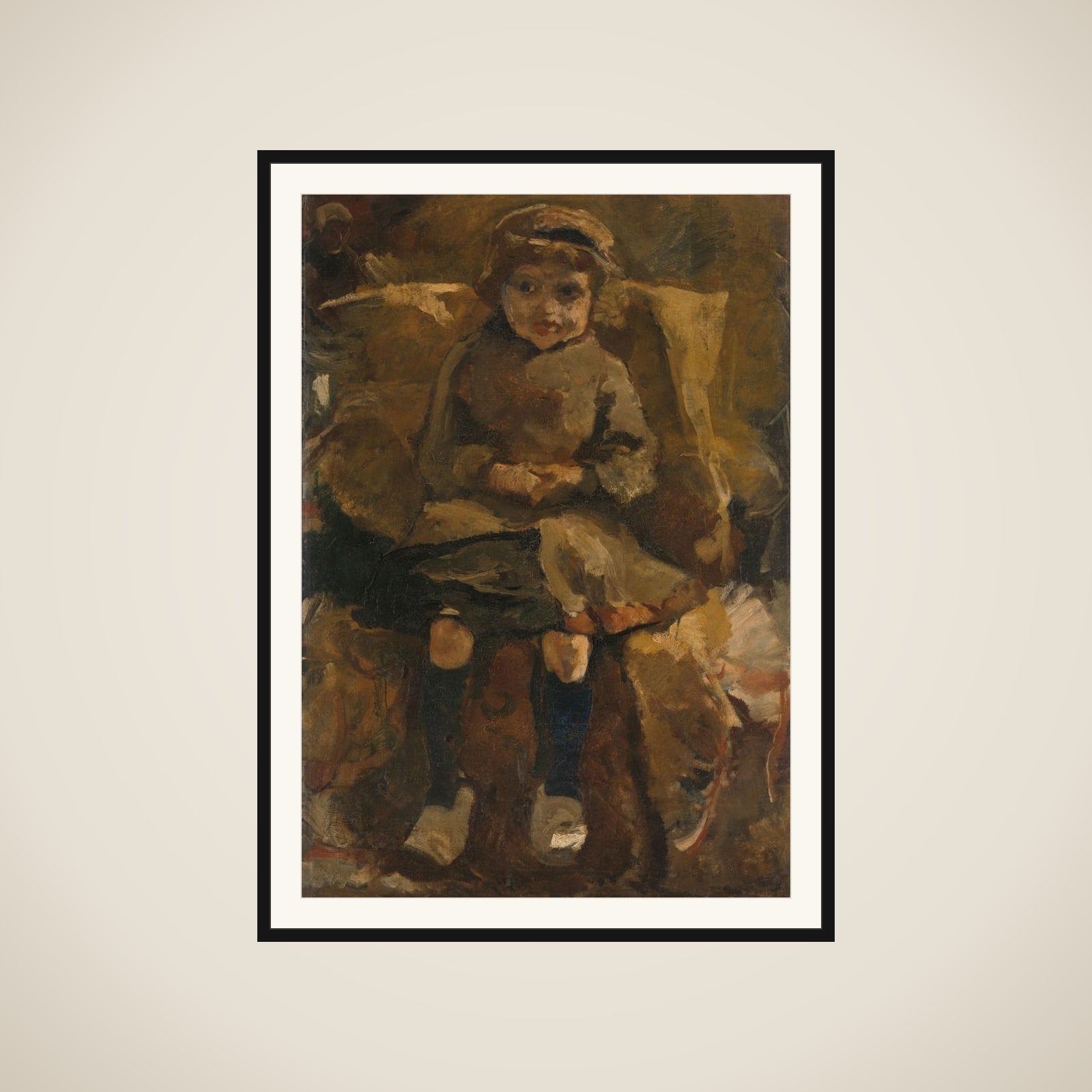 The Wooden Shoes framed