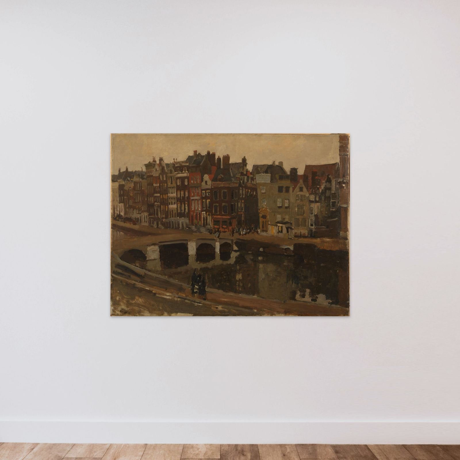 The Rokin, Amsterdam unframed — shown to scale