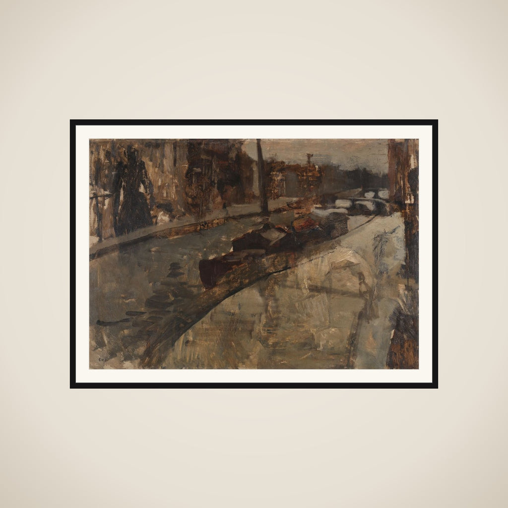 Prinsengracht near Lauriergracht, Amsterdam framed