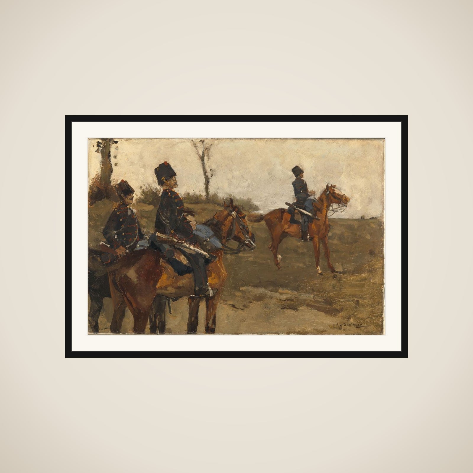 Hussars framed
