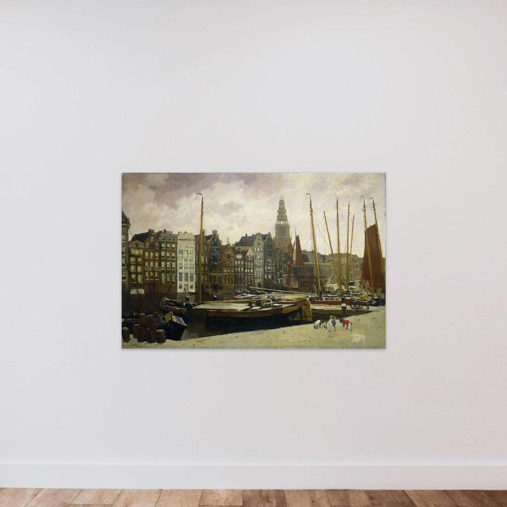 The Damrak, Amsterdam unframed — shown to scale