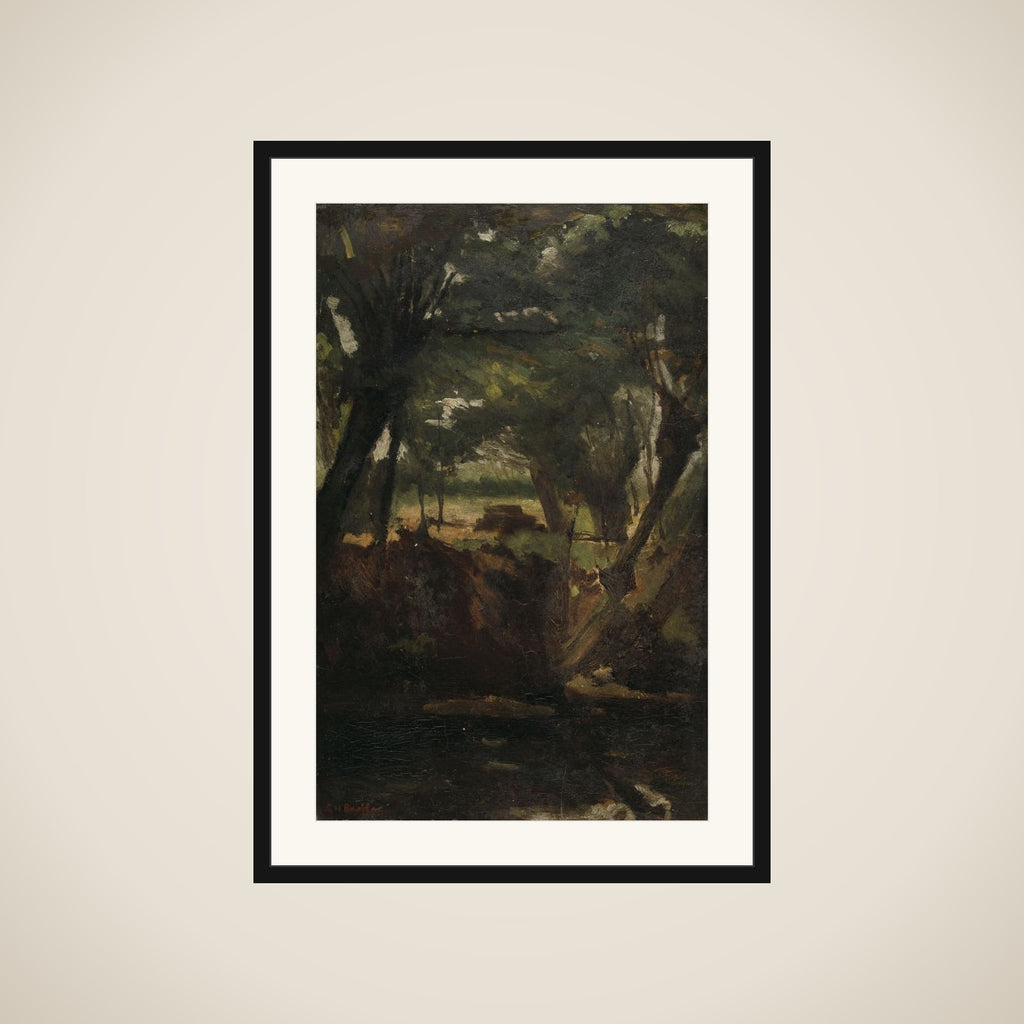 View in the Woods framed