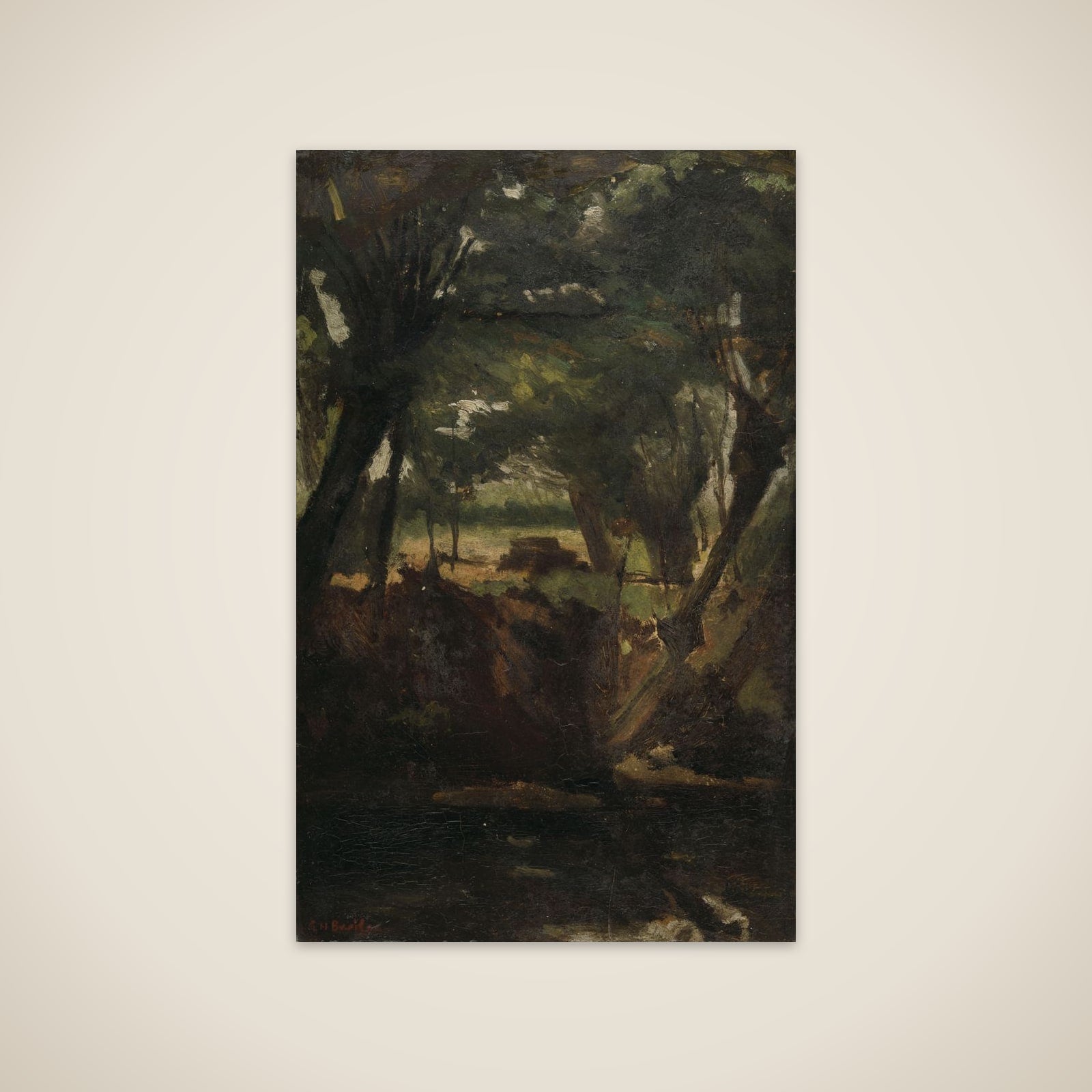 View in the Woods unframed print