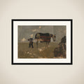 Blacksmith with Gray framed