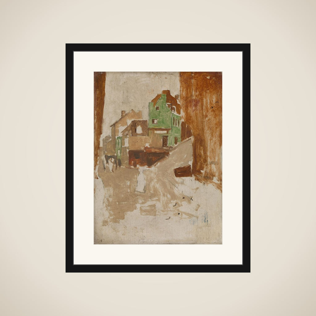 Street in Montmartre, Paris framed