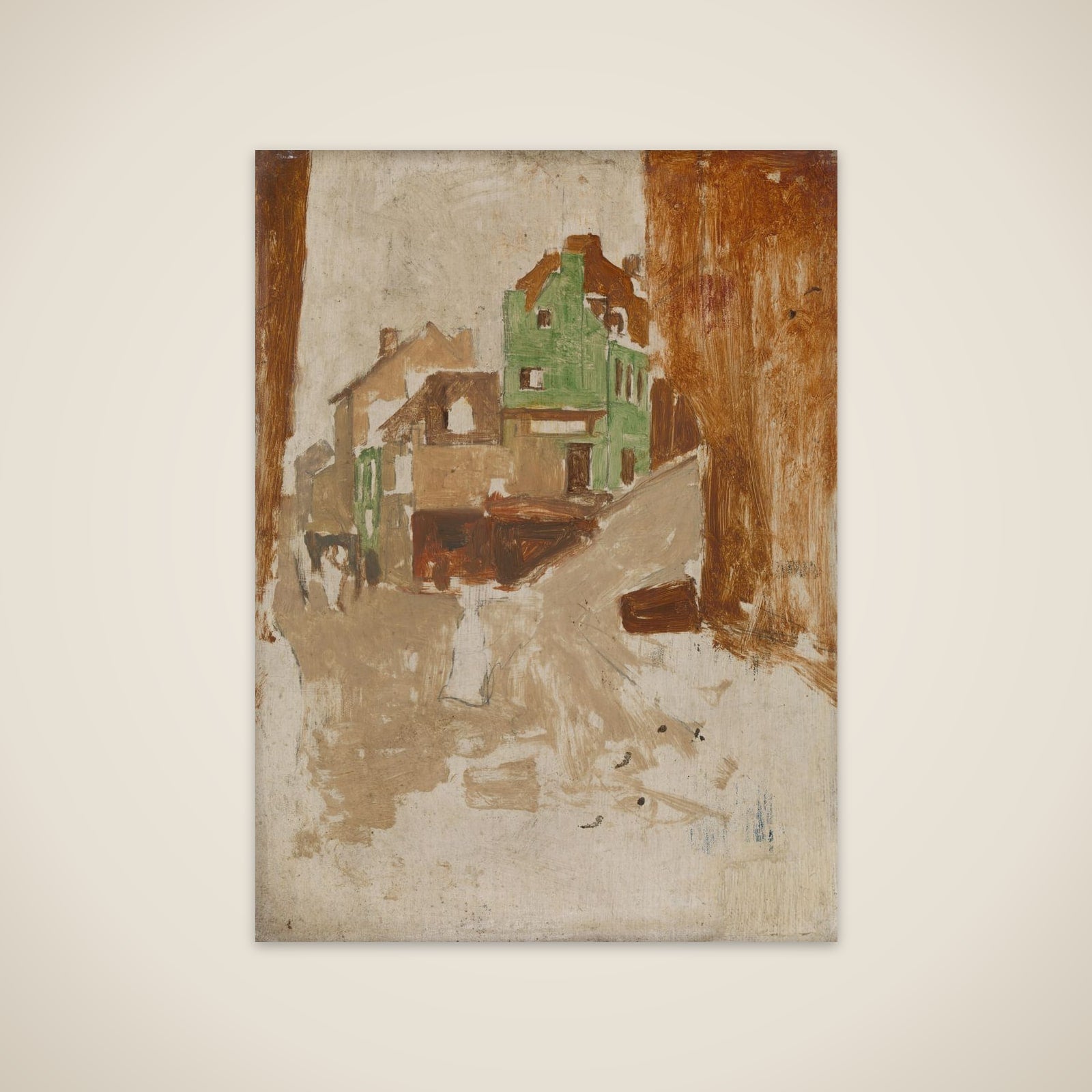 Street in Montmartre, Paris unframed print