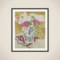 Vase with Pink Flowers framed