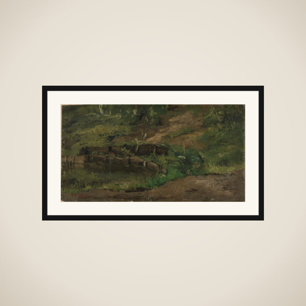 Meadow Landscape framed