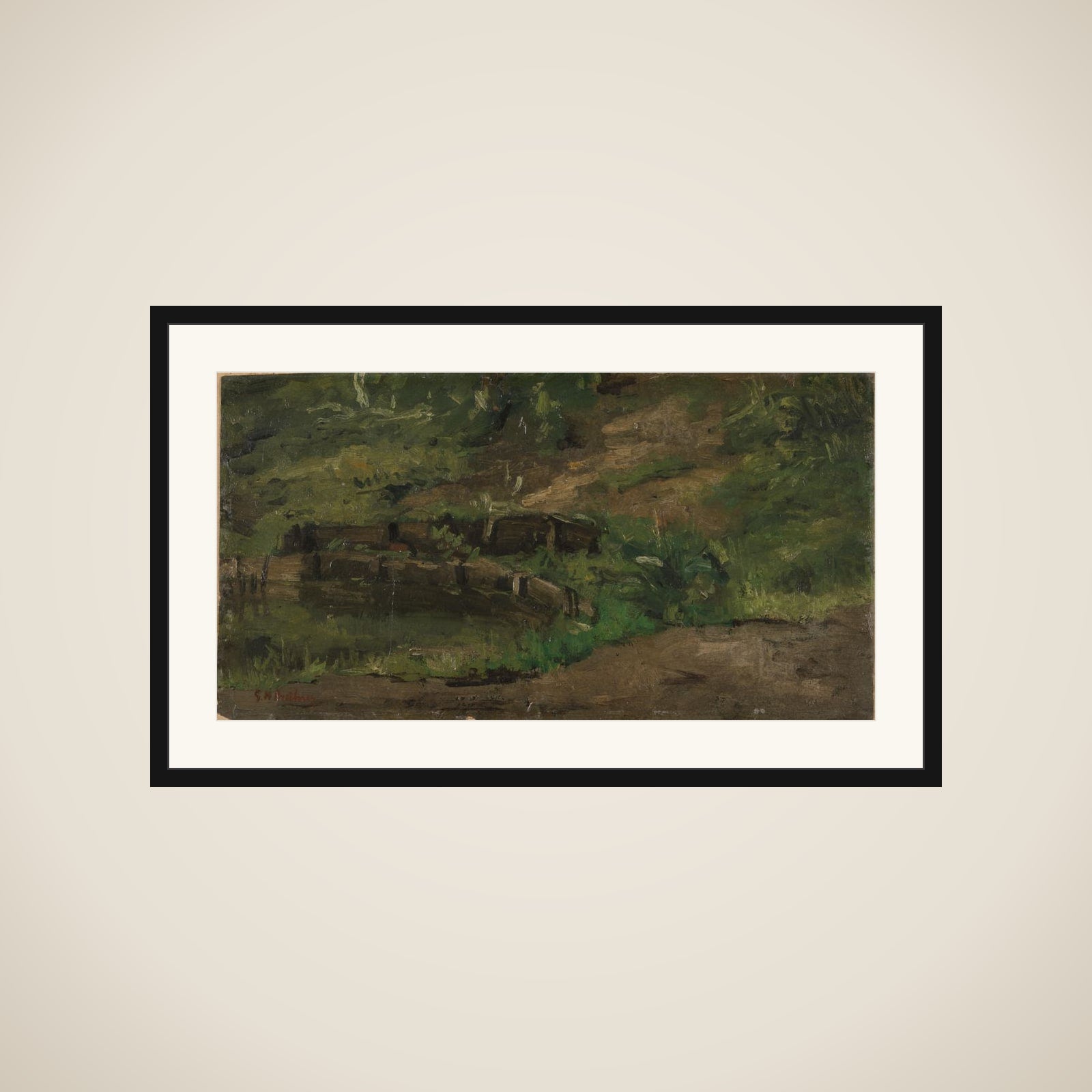 Meadow Landscape framed
