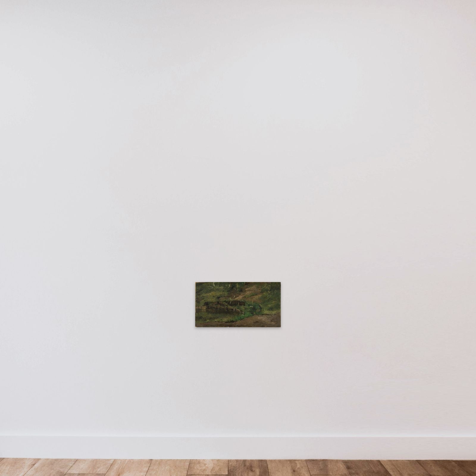 Meadow Landscape unframed — shown to scale