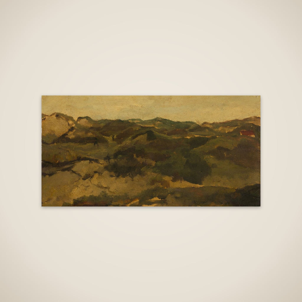 A Heath Landscape, Presumably in Drenthe unframed print