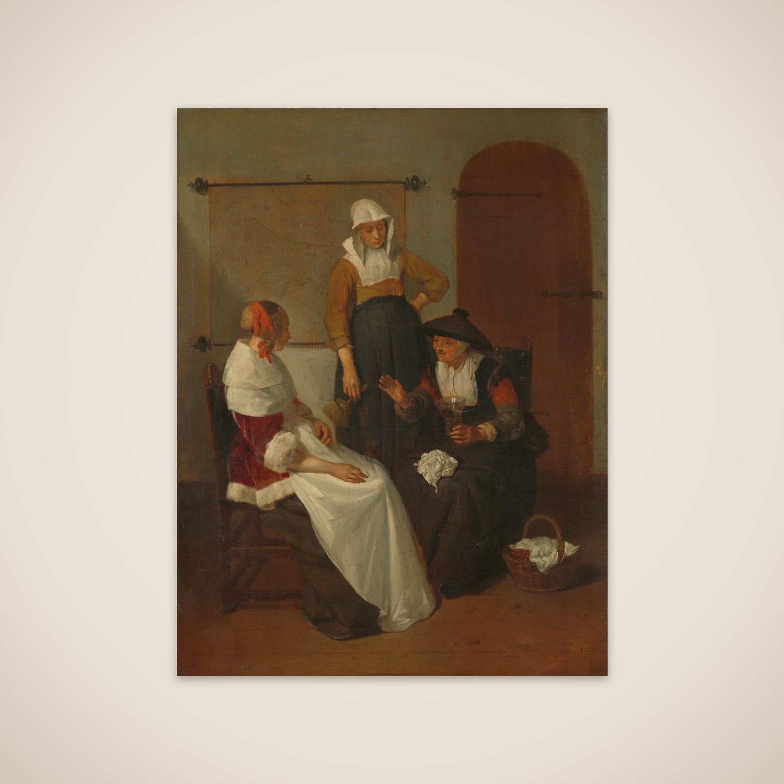 A Confidential Chat unframed print