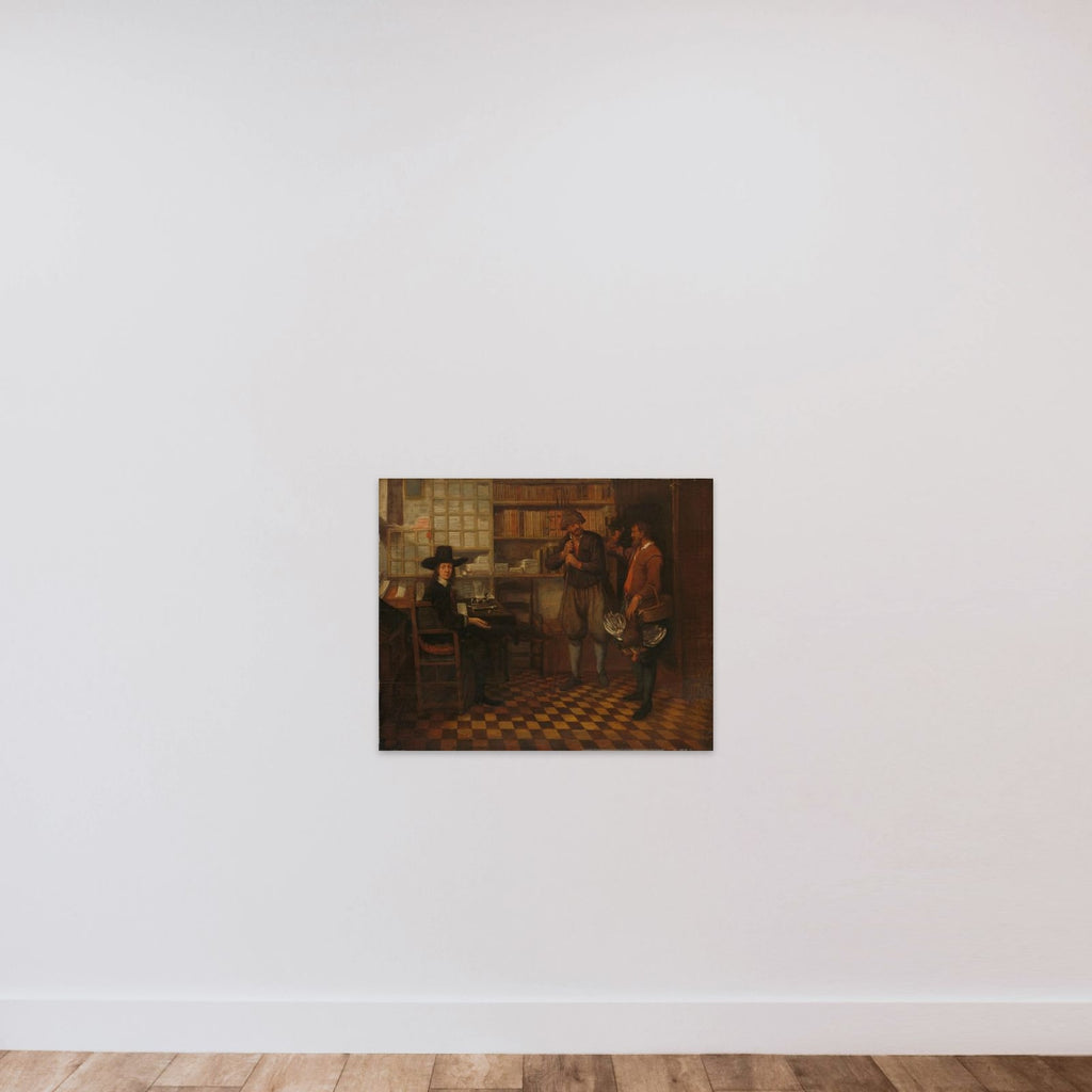 The Tenant Farmer's Rent unframed — shown to scale