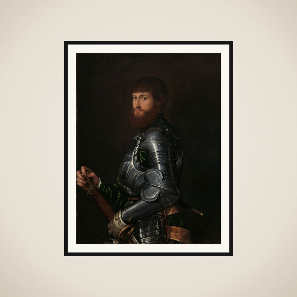 Portrait of a Nobleman in Armor framed