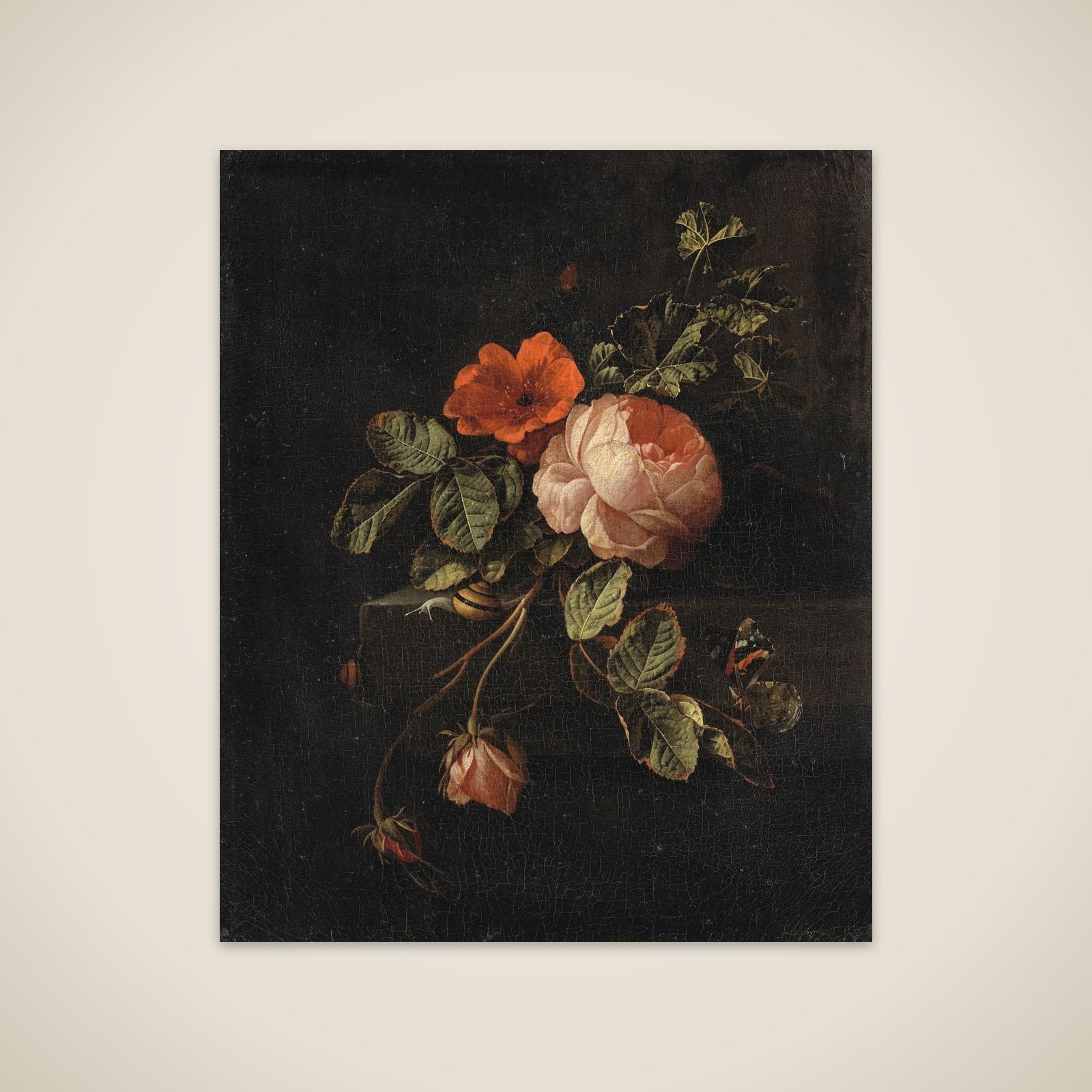 Still Life with Roses unframed print